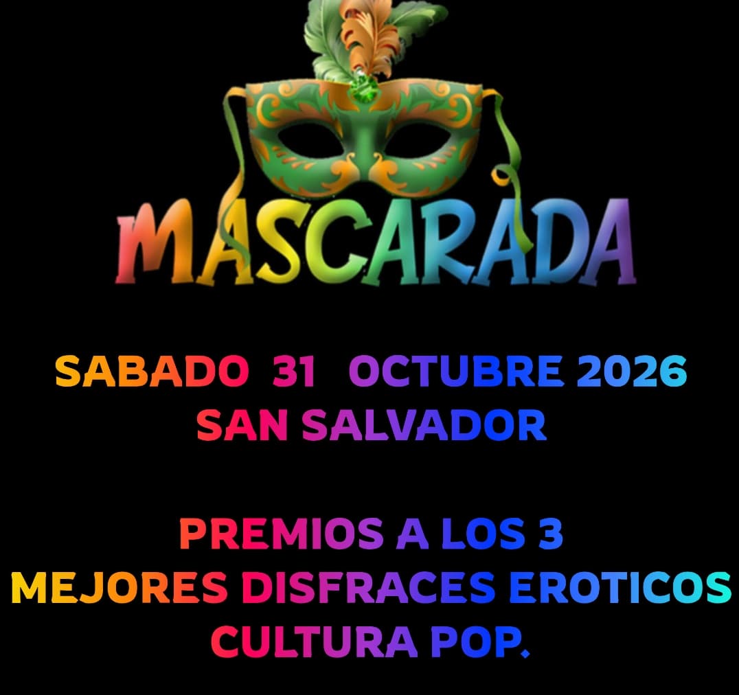 Afiche Fiesta SwingerSV MASCARADA — SwingerSV